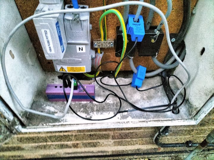 Cheap CT Clamp Based Energy Monitoring