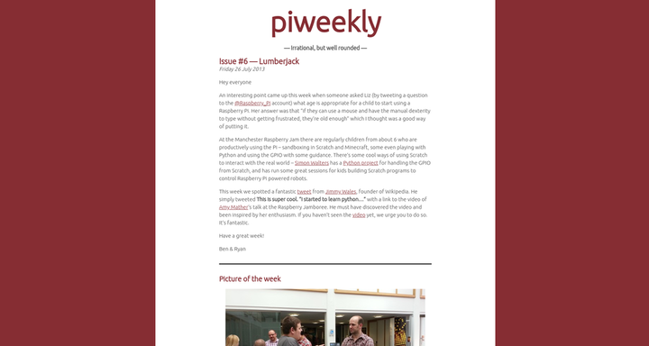 Pi Weekly